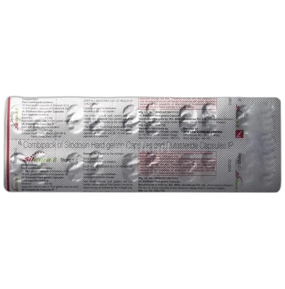 sildura 8/0.5mg tablet 10's